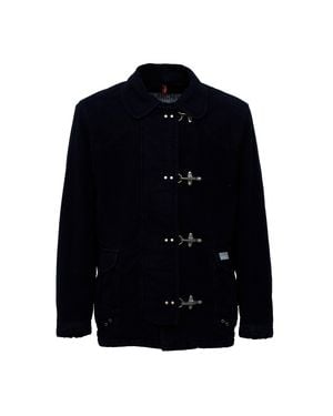 Fay 4 Ganci Tinto Archive Double Cotton Jacket - Blue