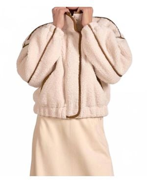 Elan Sherpa Cozy Jacket - Natural