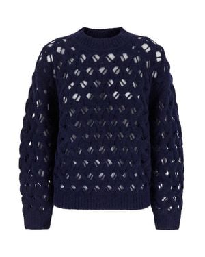 Isabel Marant Aurelia Crewneck Swerater - Blue