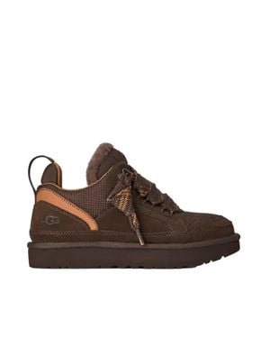UGG Dusted Cocoa Lowmel Suede Low-Top Sneakers - Brown