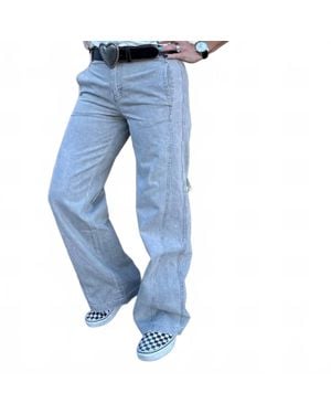Kancan Boulder Wide Leg Trouser - Blue