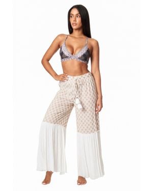 La Moda Clothing Maggi Palazzo Pants - White