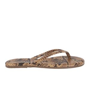 TKEES Studio Exotic Flip Flops - Brown