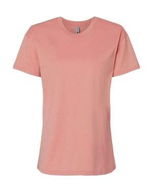 Next Level Cotton Relaxed T-Shirt - Pink