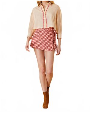 Olivia by Livro Suzie Mini Skorts - Red