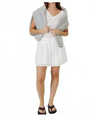 Velvet By Graham & Spencer Amber Lightweight Tee - White