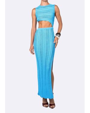 NonChalant Label Oriana Maxi Dress - Blue