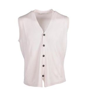 Kangra Refined Sleeveless Vest - Pink