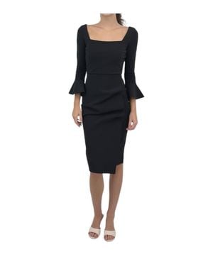 Chiara Boni Astra Jersey Mini Dress - Black