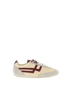 PRO Ivory Racer 77 Calf Hair Leather Sneakers - White