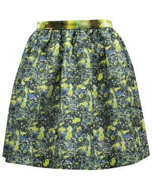 MSGM Printed Skirt - Green