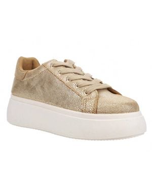 Chinese Laundry Record Metallic Platform Sneaker - Black