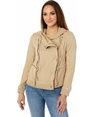 Free People Carmen Moto Jacket - Blue