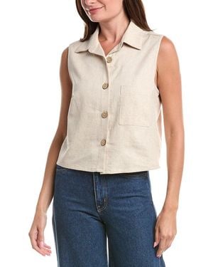 Joseph Ribkoff Vest Jacket - Blue