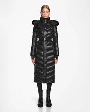 Rudsak Elsie Shiny Down Maxi Puffer - Black