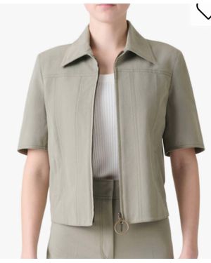 Akris Punto Denim Jacket - Gray