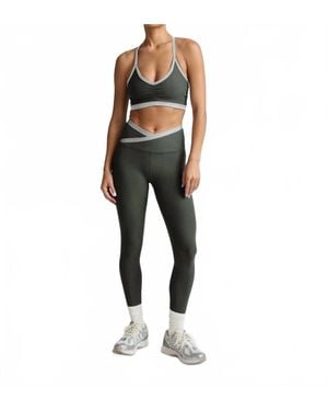 Beyond Yoga Spacedye Outlines High Waisted Midi Leggings - Black