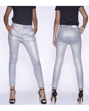 Bianco Lively Coated Trouser Pant - White