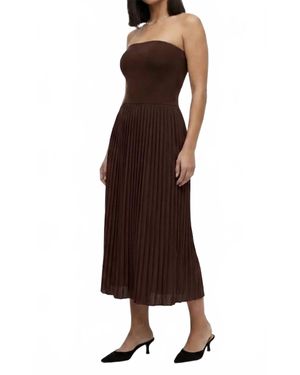 4th & Reckless Anya Corset Dress - Brown