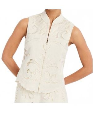 mestiza Bora Bora Sleeveless Top - White