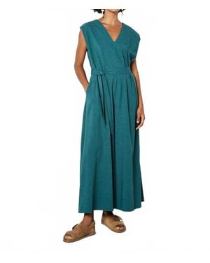 Apricot V-Neck Jumpsuit - Green