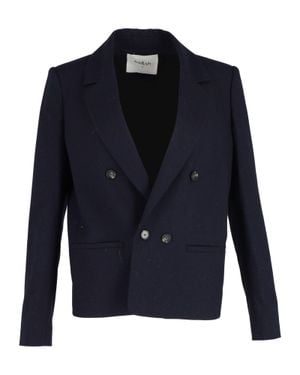 Ba&sh Double-Breasted Coat - Blue