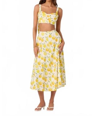 Astr Myria Skirt - Yellow
