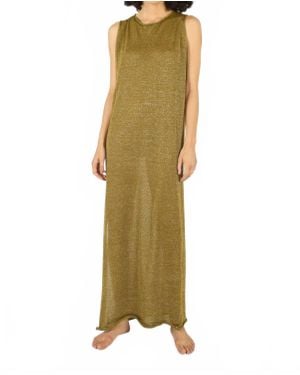 Traffic People Tarnish Dress - Green