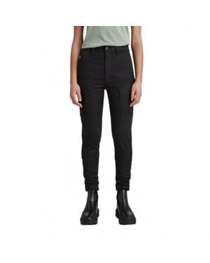 G-Star Kafey Cargo Ultra-High Skinny Jeans - Black