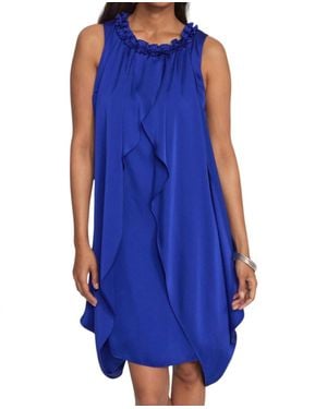 Joseph Ribkoff Sleeveless Dress - Blue
