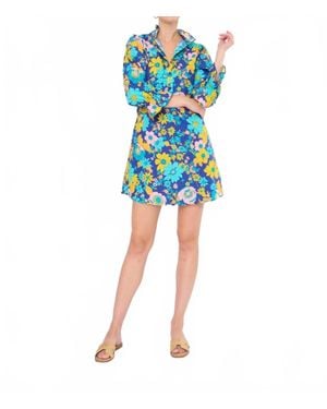 Flora Bea Adelina Cheery Dress - Blue