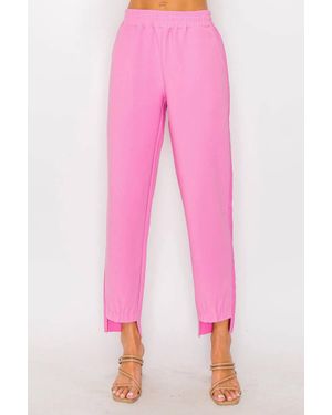 Joh Katie Knit Crepe Pant - Pink