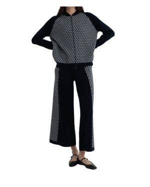 Madeleine Thompson Blake Wide Leg Pants - Black