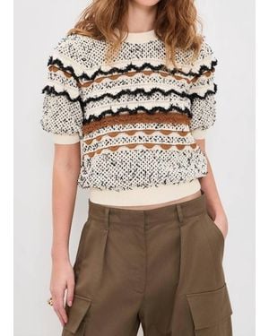 Ulla Johnson Andira Knit Top - Brown