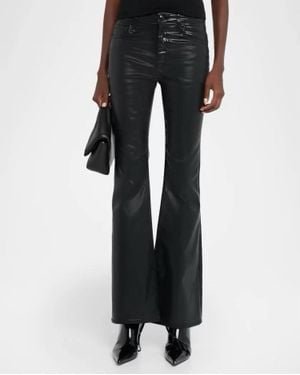 Rag & Bone Flexi Dahlia Full Flare Pants - Black