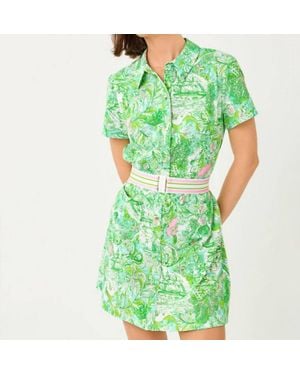 Lilly Pulitzer Dominica Upf 50+ Dress - Green