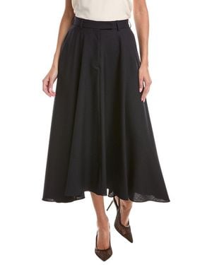 Officine Generale Officine Generale Bertille Wool Skirt - Black