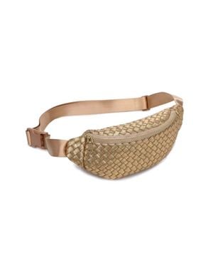Sol And Selene Aim High Woven Belt Bag - Natural