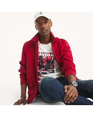 Nautica Vintage Sailing Graphic T-Shirt - Red