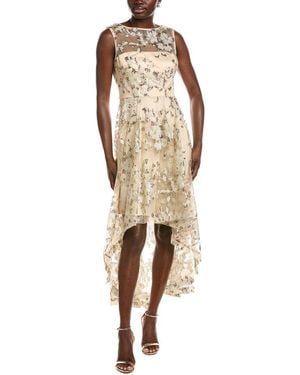 Eliza J Sleeveless High Low Dress - Natural