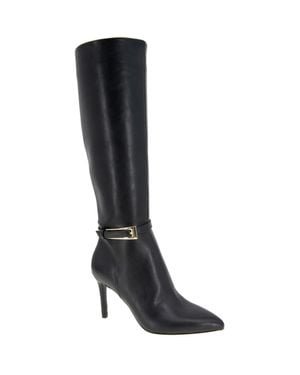 BCBGeneration Abbin Buckle Manmade Knee-High Boots - Black