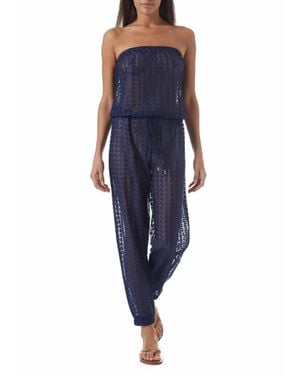 Melissa Odabash Stella Jumpsuit - Blue