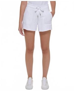 Calvin Klein Ribbed Waistband Short - White