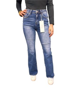 Risen Mr Skinny Bootcut Jeans - Blue