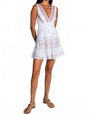 Temptation Positano Brownie Short Dress - White