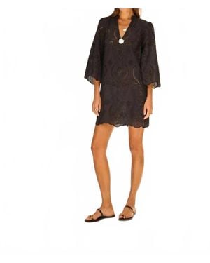 Natalie Martin Maria Mini Dress - Black