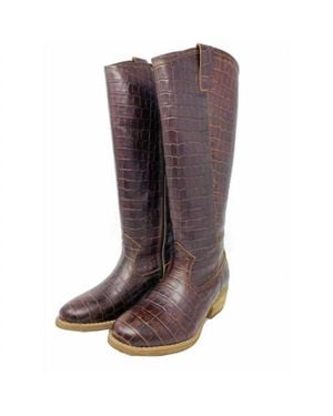 Eric Michael Brianna Over The Knee Boot - Brown