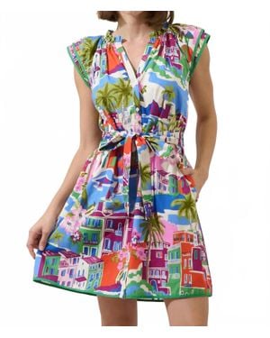 Sugarlips Rumi Town Olera Ruffle Mini Dress - White