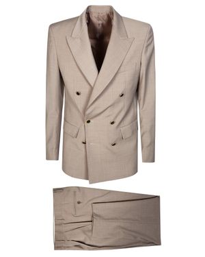 MARSĒM Light Six Button Suit - Gray
