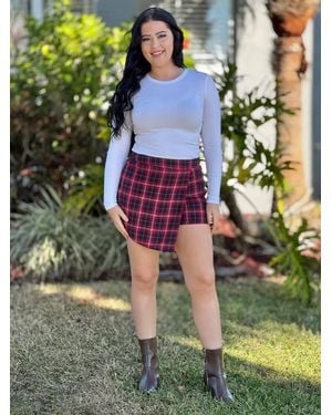 Southern Grace Fireside Chat Skort - Green